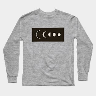 The phases of the moon Long Sleeve T-Shirt